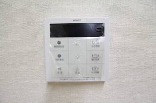 温度調節も楽にできます。201号室の写真です。