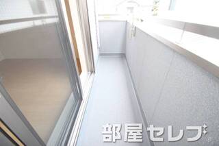明るいベランダです。