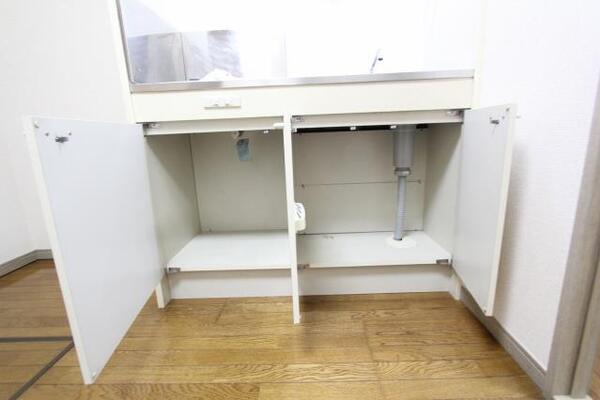キッチン下の収納です