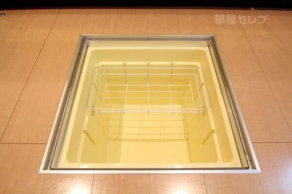 床下収納があります。