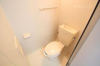 お掃除が楽なトイレです。