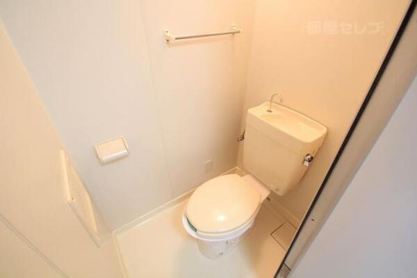 お掃除が楽なトイレです。