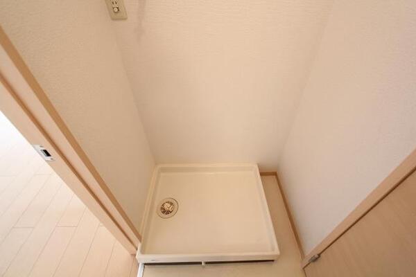 洗濯機置場です。