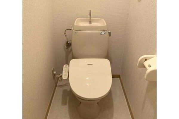 トイレもきれいにしています。
