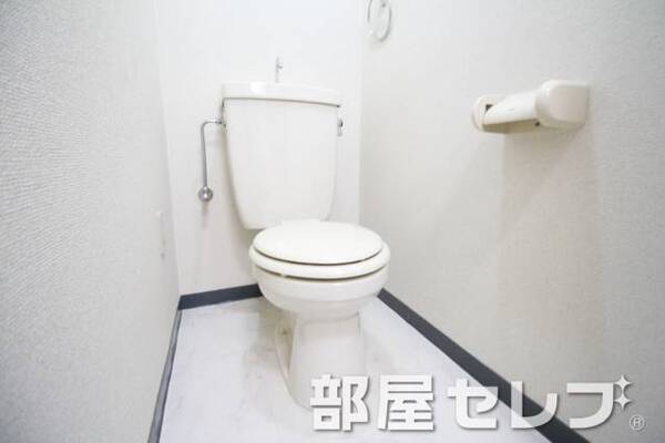 トイレもキレイにしています。