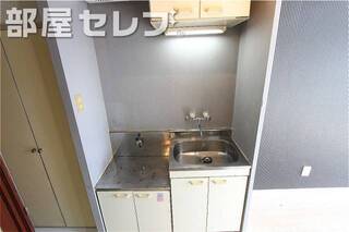 ２口コンロ付きガスキッチンです。