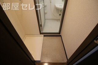 洗濯機置き場です。
