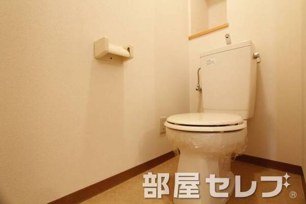トイレもきれいにしています。