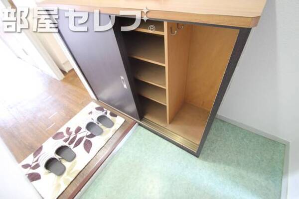 大容量な下駄箱。