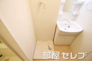 室内洗濯機置き場。