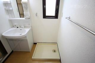 室内洗濯機置場です。