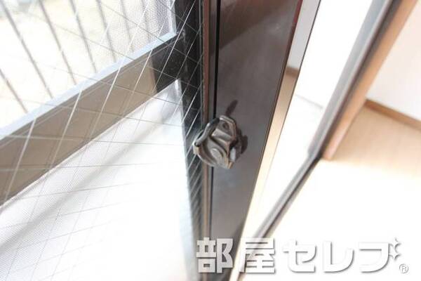 網ガラス。