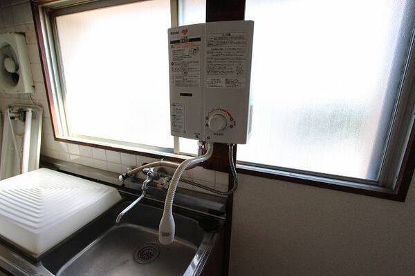 冬場に嬉しい給湯設備。