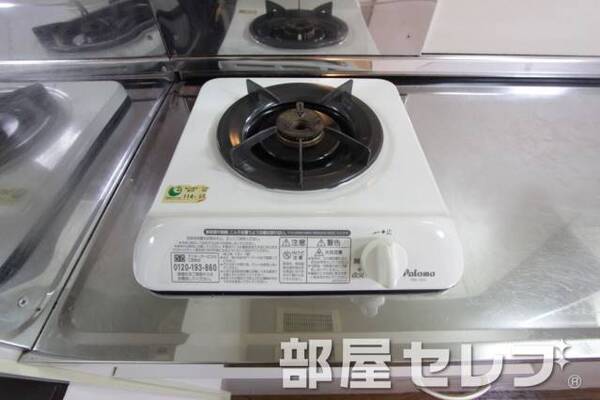 1口ガスコンロ。