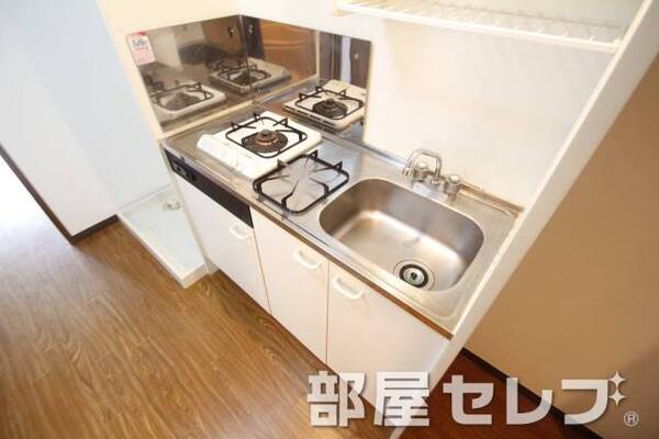 1口コンロのシステムキッチンです。