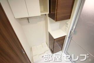 室内洗濯機置き場。