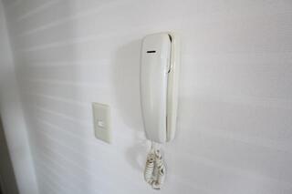 お電話にて来客確認できます。