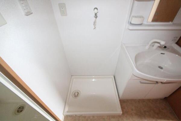 洗濯機も置けます。