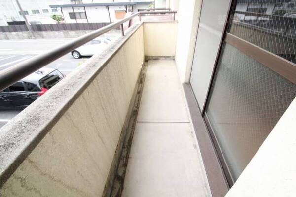 日当たりの良いベランダです。