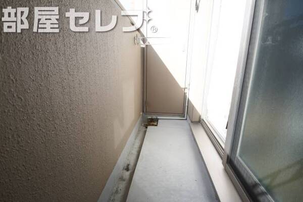 広々バルコニー。