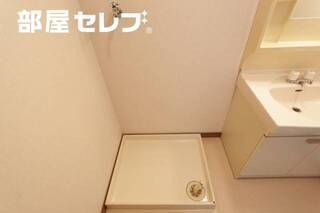 室内洗濯機置き場。