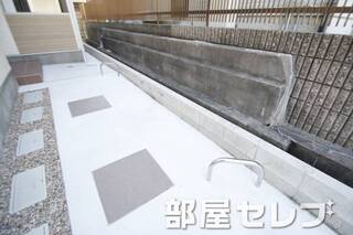 自転車置場。