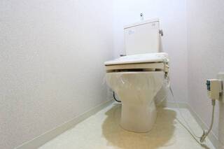 トイレで考え事でも。