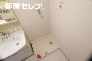 室内洗濯機置き場。