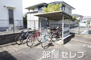 自転車置場。