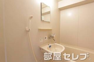 浴室の中にあるタイプの洗面台です。